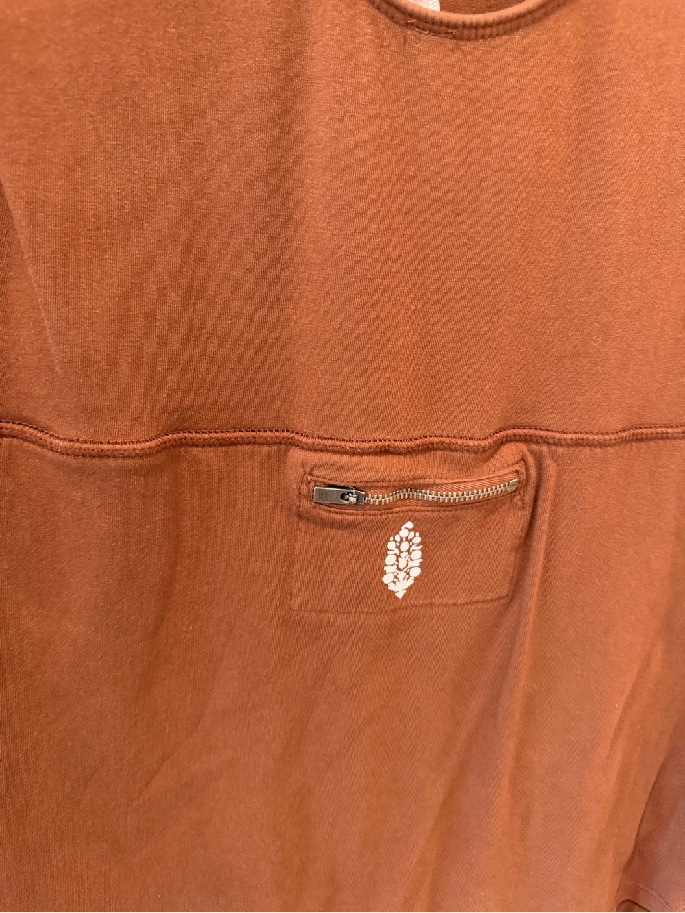 Women’s free people movement Long Sleeve Scoop Neck Top in Brown - Picture 6 of 7